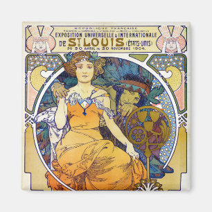 Imán Exposición de St. Louis, Mucha