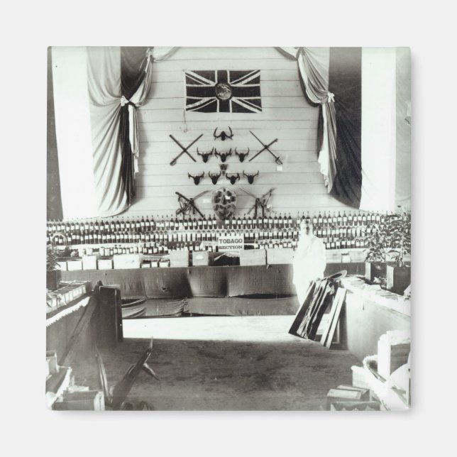 Imán Exposición de Trinidad y Tabago, 1890 (Frente)