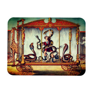 Imán Exposición de vinos del circo victoriano