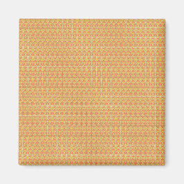 Imán Expresar su estilo con Naranja vibrante y amarillo