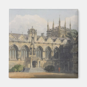 Imán Exterior de la universidad de Mirador, ilustracion