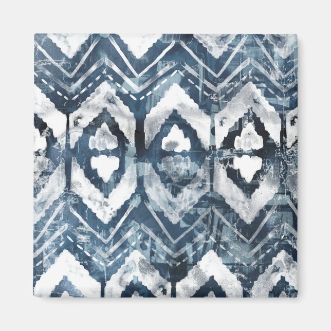 Imán Extracción de índigo - Geométrica (Frente)