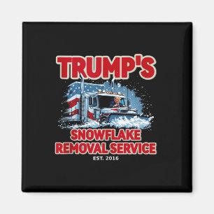 Imán Extracción de Trump de copo de nieve 2024 a Hilari