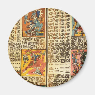 Imán Extractos mayas del códice de Dresden