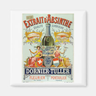 Imán Extrait d'Absinthe Poster Bella Artes
