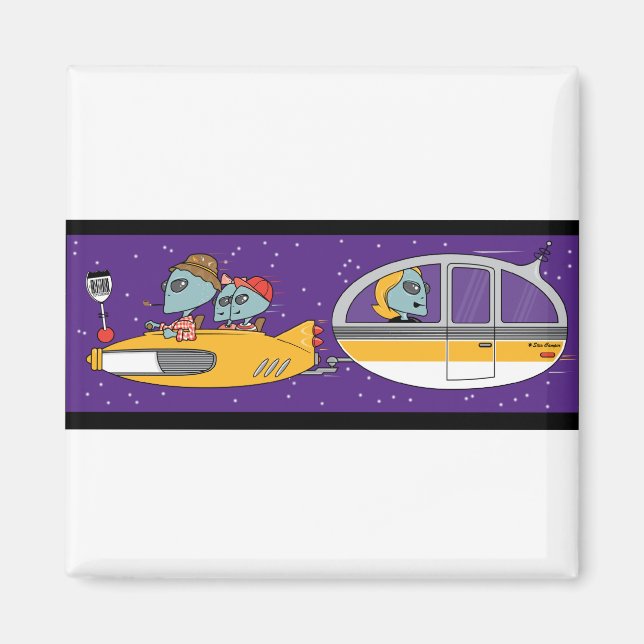 Imán Extranjeros De Vacaciones (Frente)