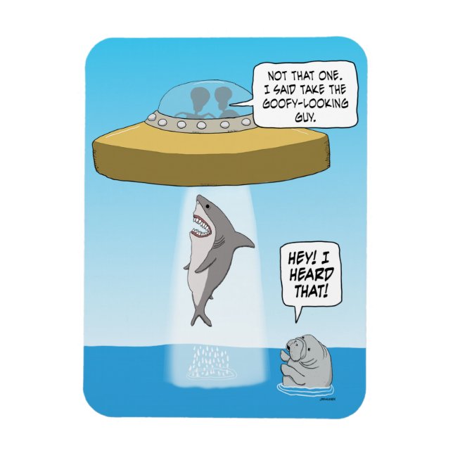 Imán Extranjeros graciosos secuestran tiburones mientra (Vertical)