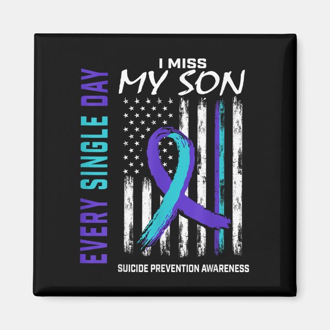 Imán Extraño a mi hijo Suicidio Prevención de Concienci (Frente)