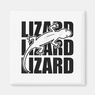 Imán Extraño divertido Lizard Lizard Lizard Meme Animal