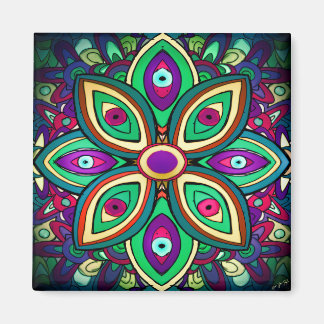 Imán Eye Lotus Art Magnet