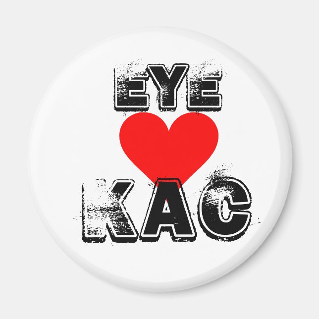 Imán EYE Luv KaC Magnet (Frente)
