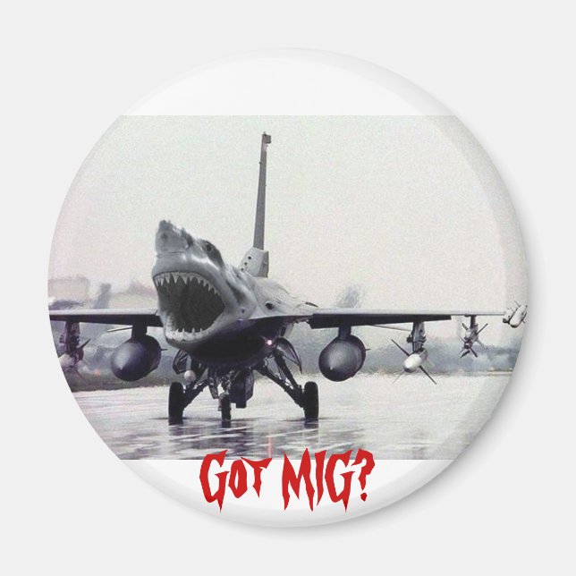 Imán F16 Shark Magnet (Frente)