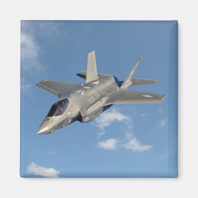 Imán F-35 Luchador de aviones de reacción Lightning II  (Frente)
