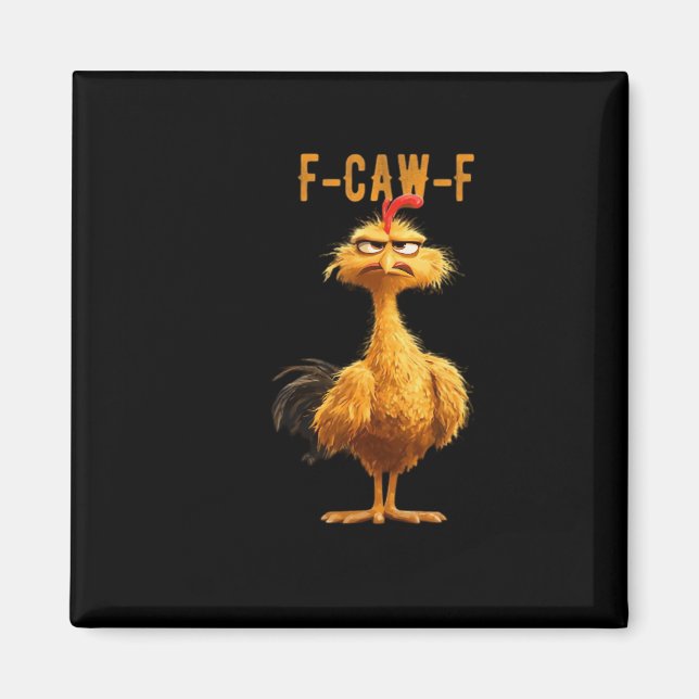 Imán F-Caw-F Chicken Classic Retro Style (Frente)