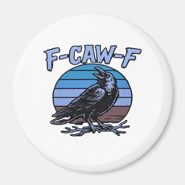 Imán F-Caw-F Classic Funny Retro (Frente)