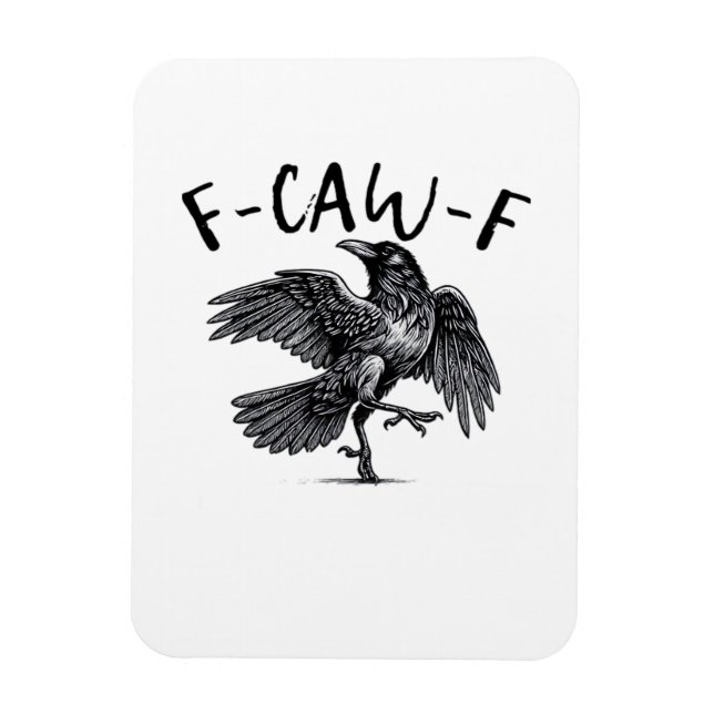 Imán F Caw F Crow Retro Classic Style (Vertical)