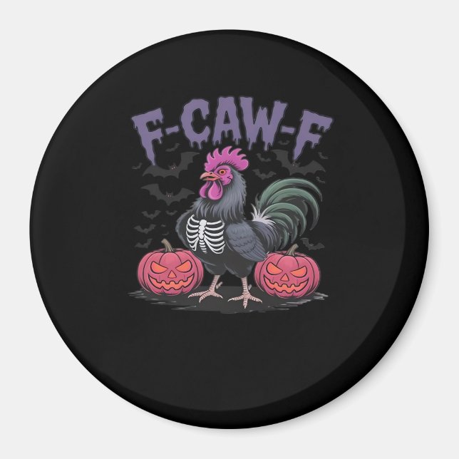 Imán F-Caw-F Funny Chicken Classic Simple Style (Frente)