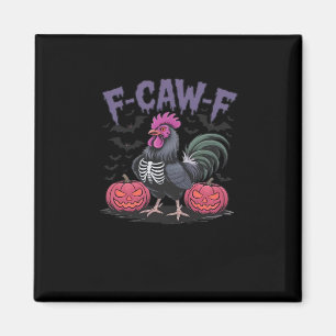 Imán F Caw F Gallina Divertida Clásico Estilo Simple Li