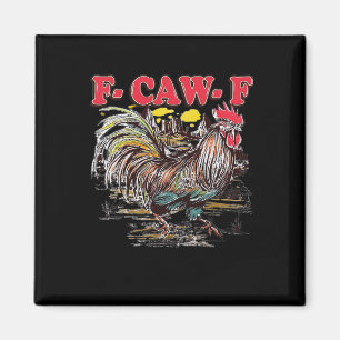 Imán F-Caw-F Hei Hei Moana Gallo Clásico Gráfico Divert