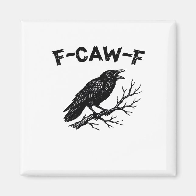 Imán F-Caw-F Minimal Limpio (Frente)
