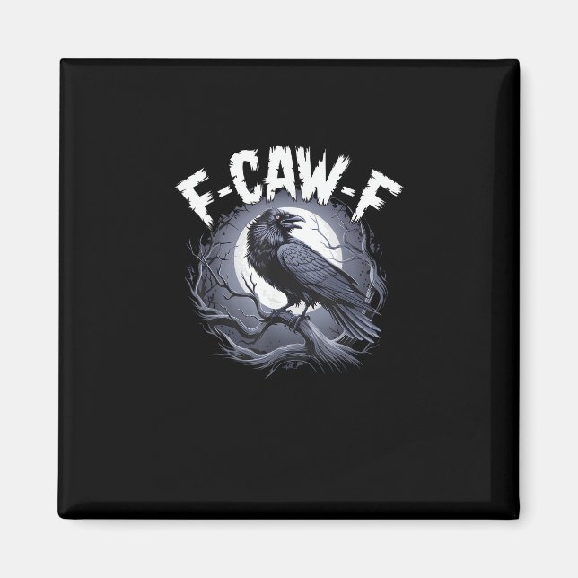Imán F-Caw-F Minimal Limpio (Frente)