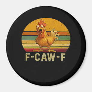 Imán F-Caw-F Pollo Esencial Retro Clásico