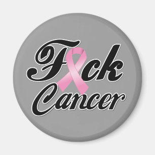 Imán F*CK Camisetas de cáncer de mama