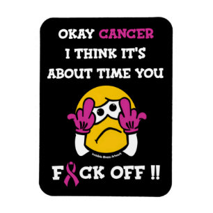 Imán F#CK OFF... Cáncer de mama