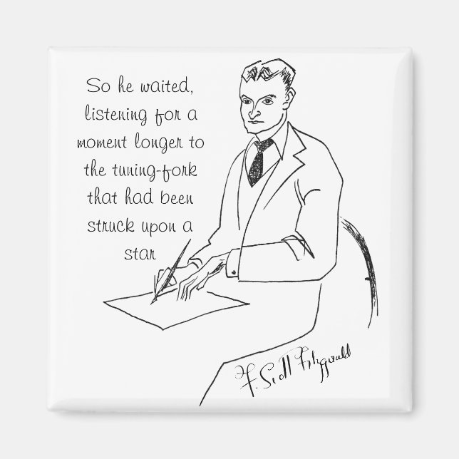 Imán F. Scott Fitzgerald (Frente)
