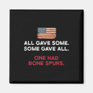 Imán F Trump Shirt - Hueso de cadete