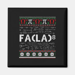 Imán Fa (la)8 Divertido Navidad Santa Fa La Profesor de