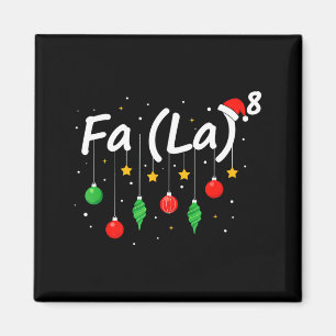 Imán Fa (la) 8 divertido profesor de matemáticas Santa