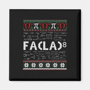 Imán Fa (la)8 Divertidos Navidades Santa Fa La Math