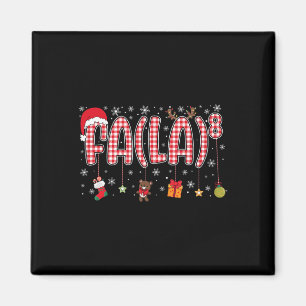 Imán Fa (la)8 Divertidos Navidades Santa Fa La Math