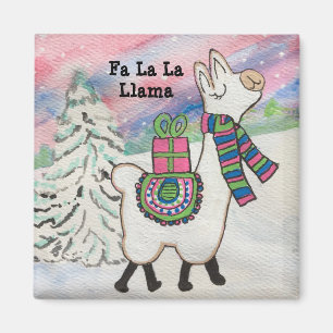 Imán Fa La Llama Feliz Navidad Gracioso