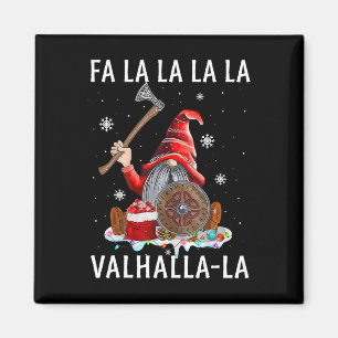 Imán Fa La Valhalla Xmas Gnome Barba Viking
