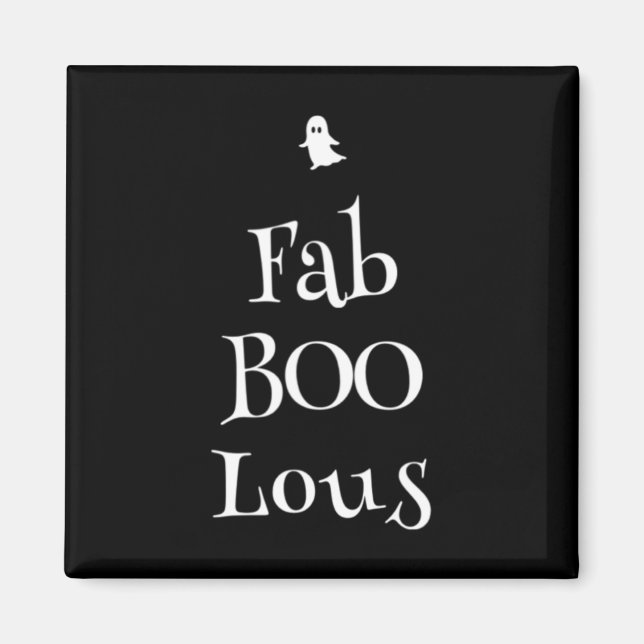 Imán Fab Boo Lous Halloween Ghost (Frente)