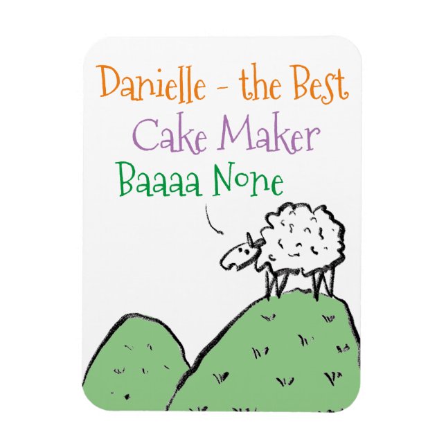 Imán Fabricante de panadería o pasteles (Vertical)