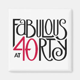 Imán Fabuloso con 40 rojos