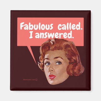 Imán Fabuloso llamado. Respondí.
