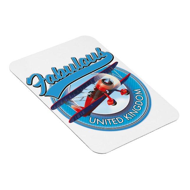 Imán Fabuloso parche de viaje del Reino Unido. (Lado Derecho)
