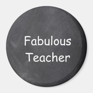 Imán Fabuloso Teacher Chalkboard Design Gift Idea