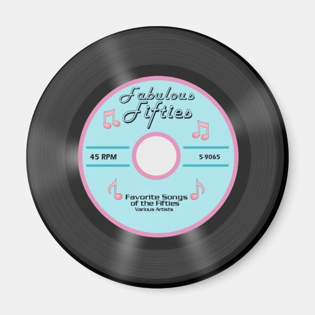 Imán Fabulosos Cincuenta (Frente)