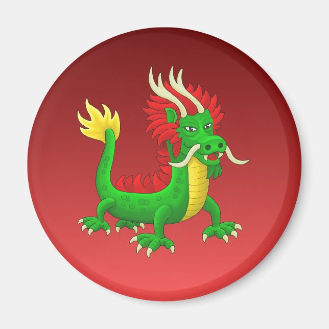 Imán Fabulous Chinese Dragon (Frente)