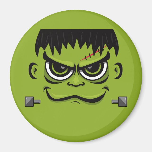 Imán Face Frankenstein Halloween (Frente)