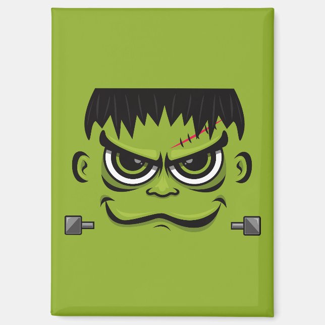 Imán Face Frankenstein Halloween (Anverso)