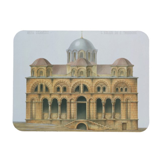 Imán Fachada de Mefa Dzamissi, Iglesia de San Teódor (Horizontal)