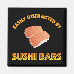 Imán Fácilmente Distraído Por Barras De Sushi