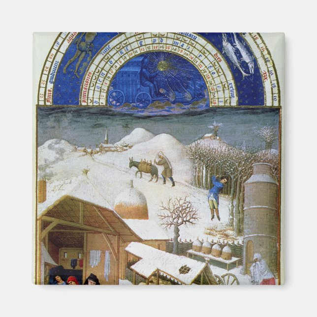 Imán Facsímil de febrero (Frente)