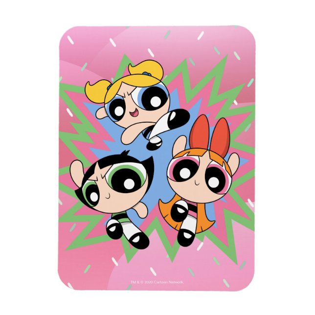 Imán Factor de potencia de los Chicas Powerpuff (Vertical)